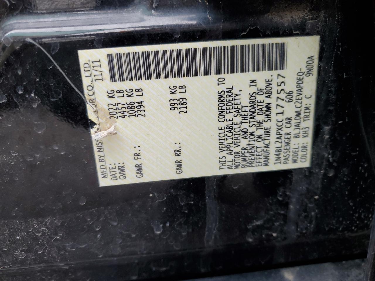 2012 Nissan Altima - Image 12