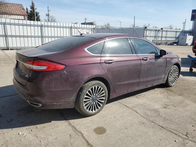  FORD FUSION 2017 Бордовый
