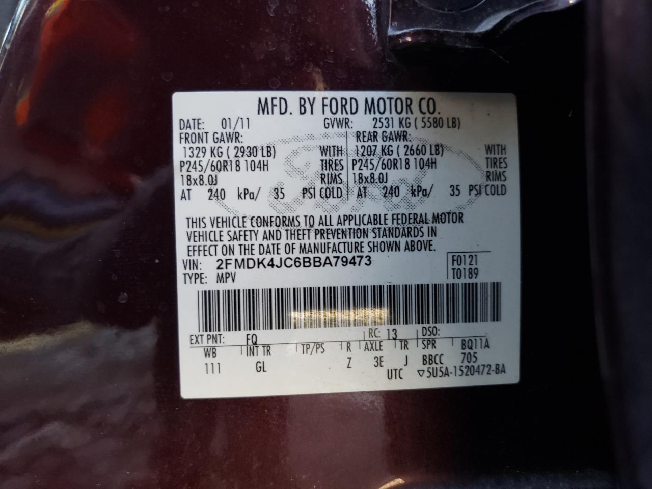 2011 Ford Edge - Image 13