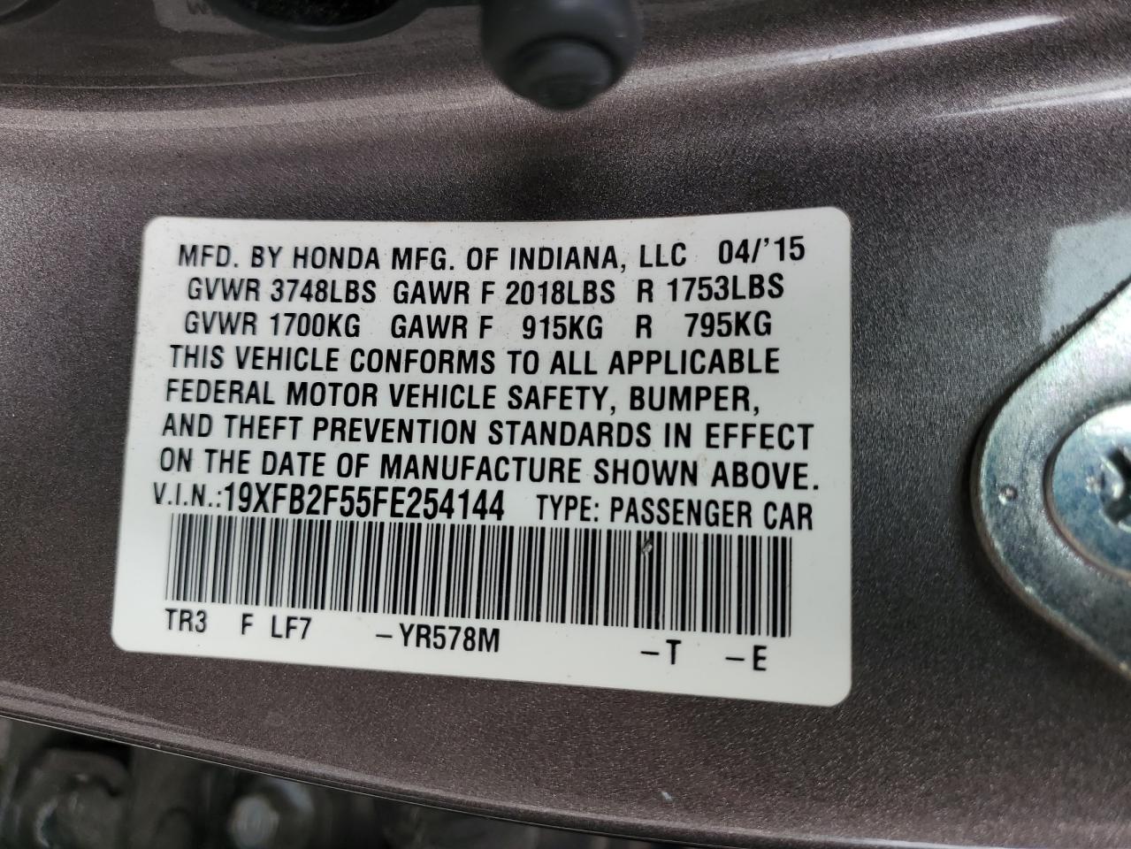 2015 Honda Civic - Image 13