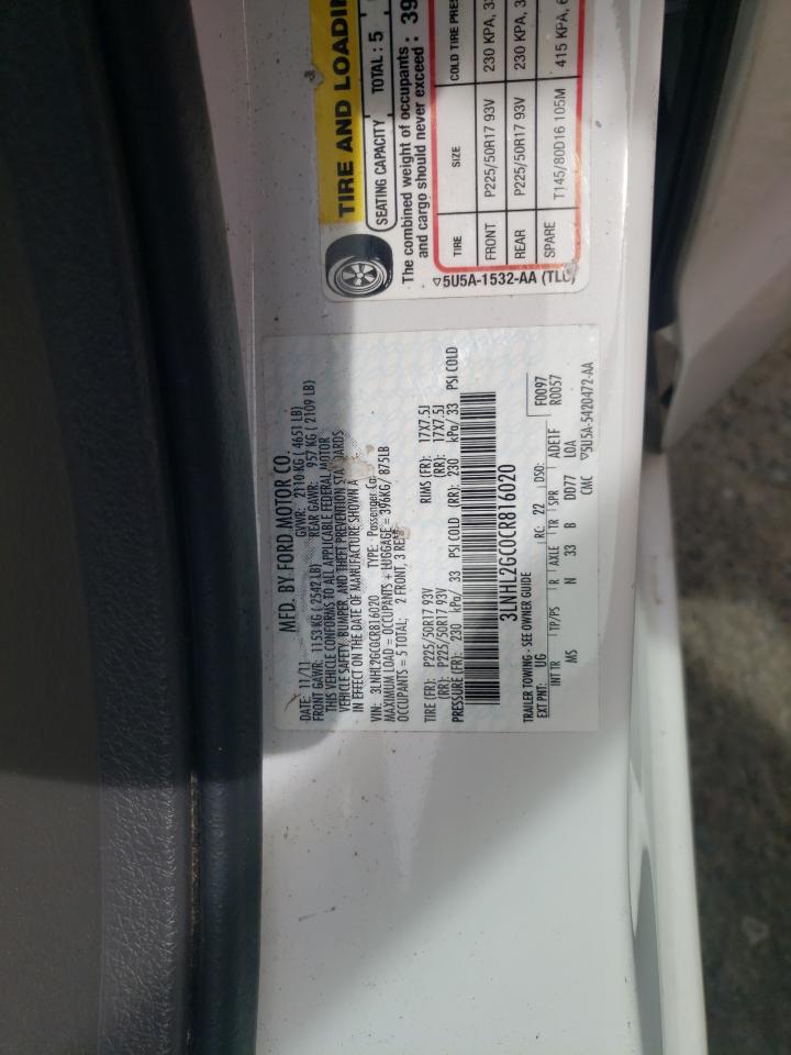 2012 Lincoln MKZ - Image 12