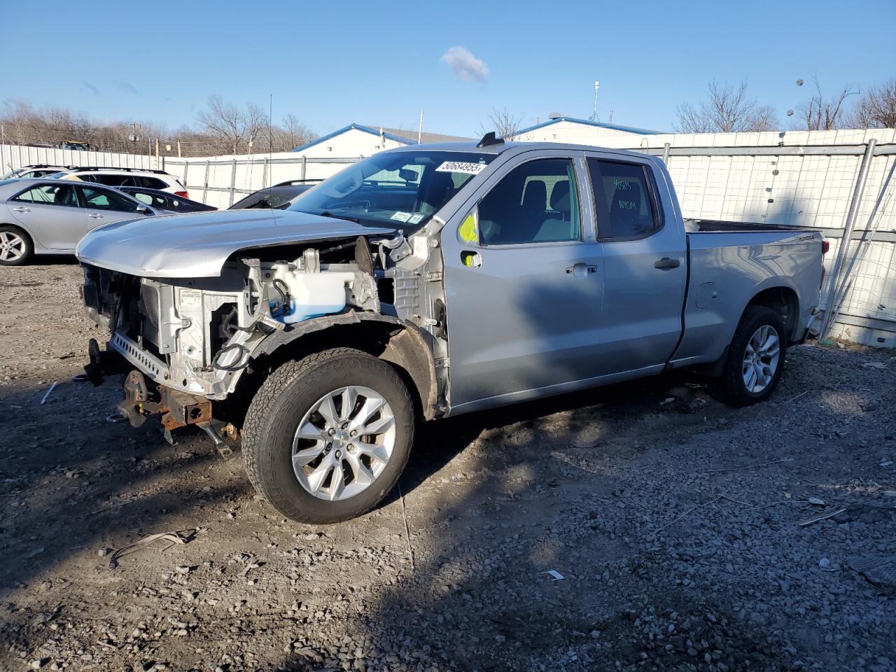 2019 Chevrolet Silverado K1500 Custom de vânzare în Albany, NY - Front End