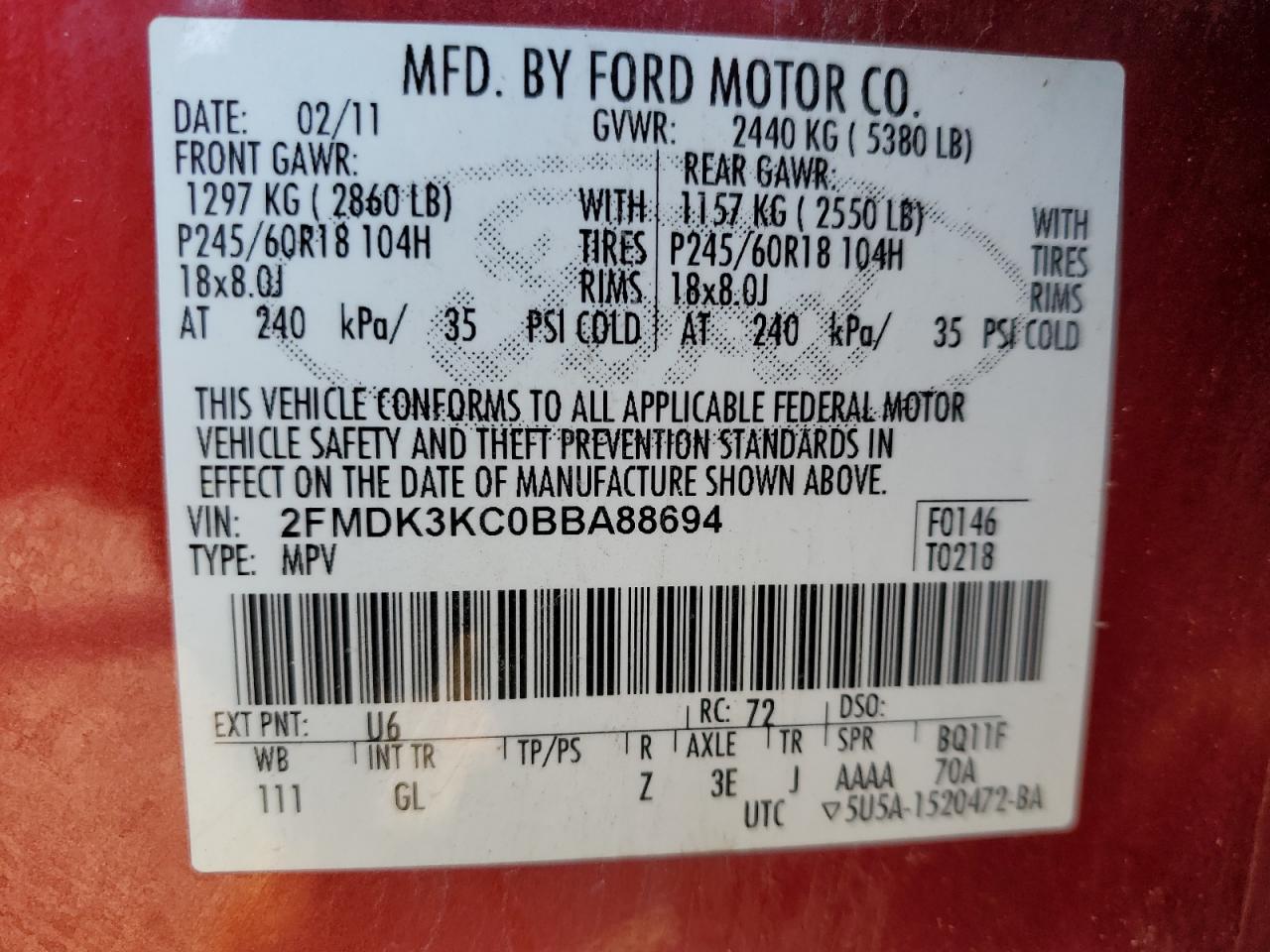 2011 Ford Edge - Image 14