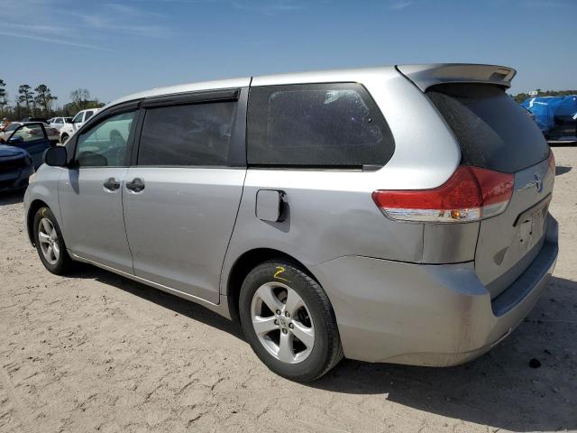  TOYOTA SIENNA 2012 Серебристый