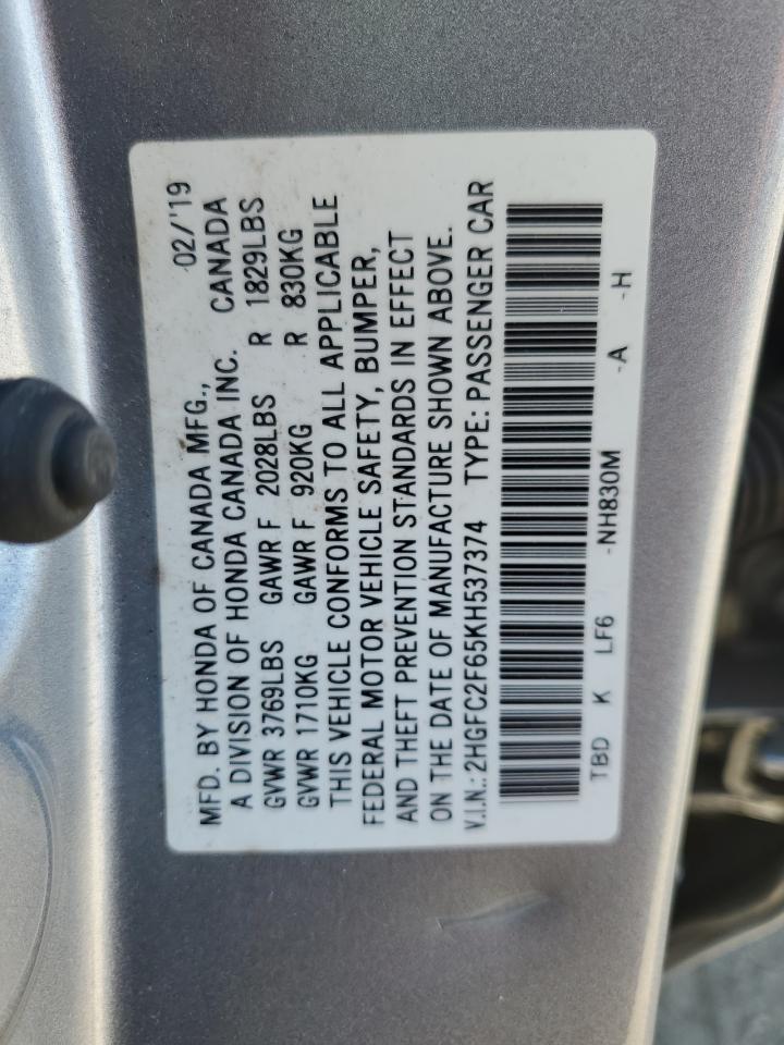 2019 Honda Civic - Image 12