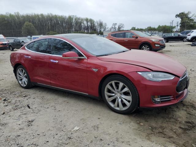  TESLA MODEL S 2015 Red