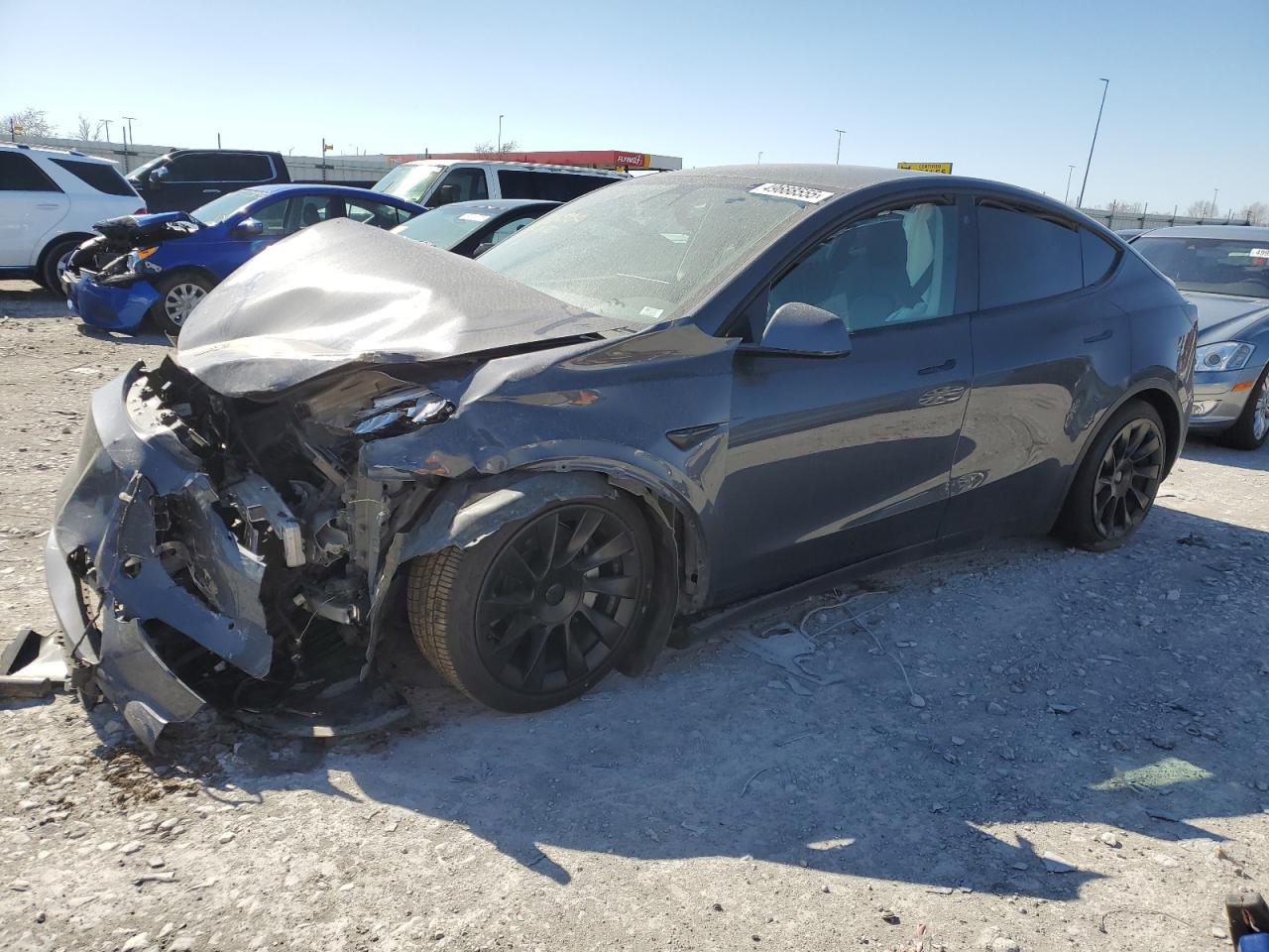 2021 Tesla Model Y na sprzedaż w Cahokia Heights, IL - Front End