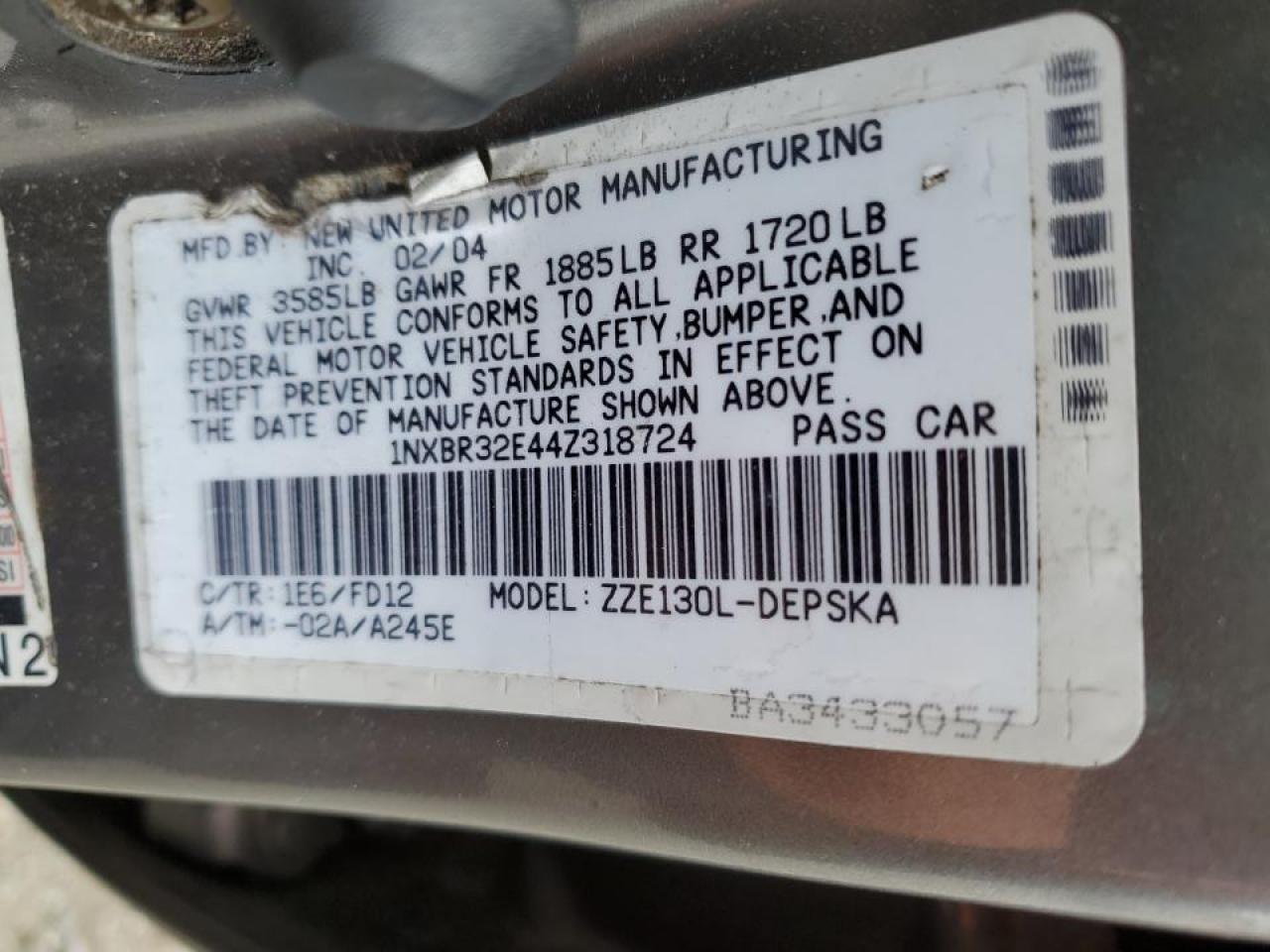 2004 Toyota Corolla - Image 12