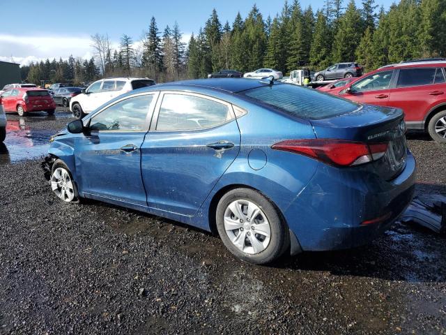  HYUNDAI ELANTRA 2016 Granatowy