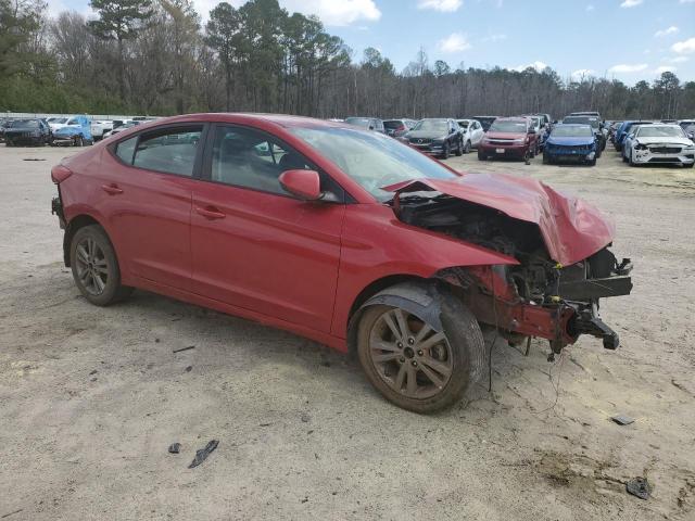  HYUNDAI ELANTRA 2018 Czerwony