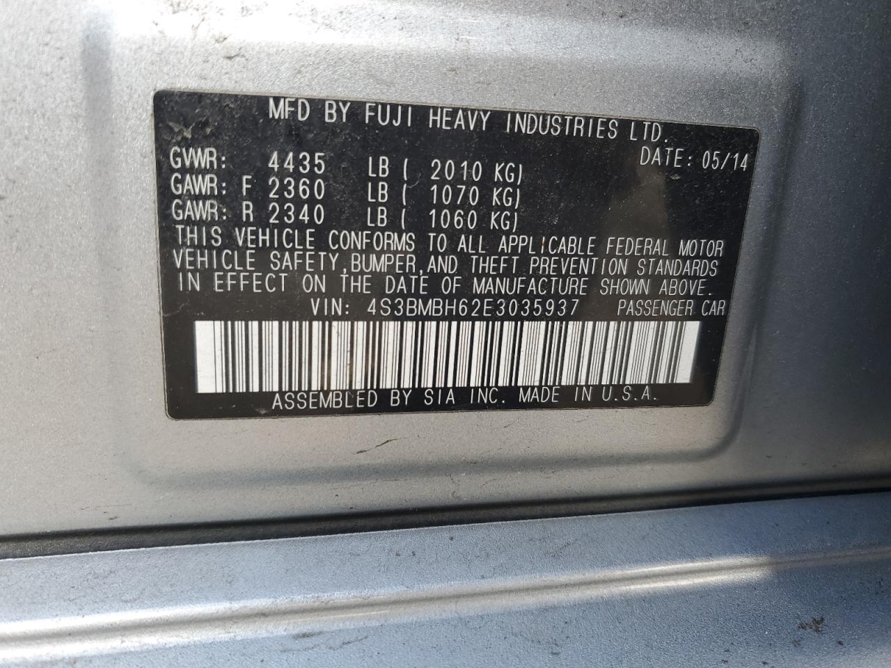 2014 Subaru Legacy - Image 12