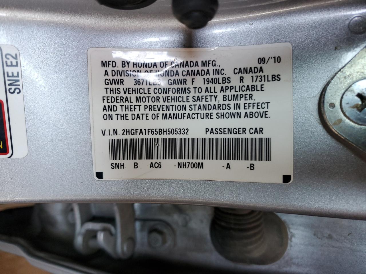 2011 Honda Civic - Image 12