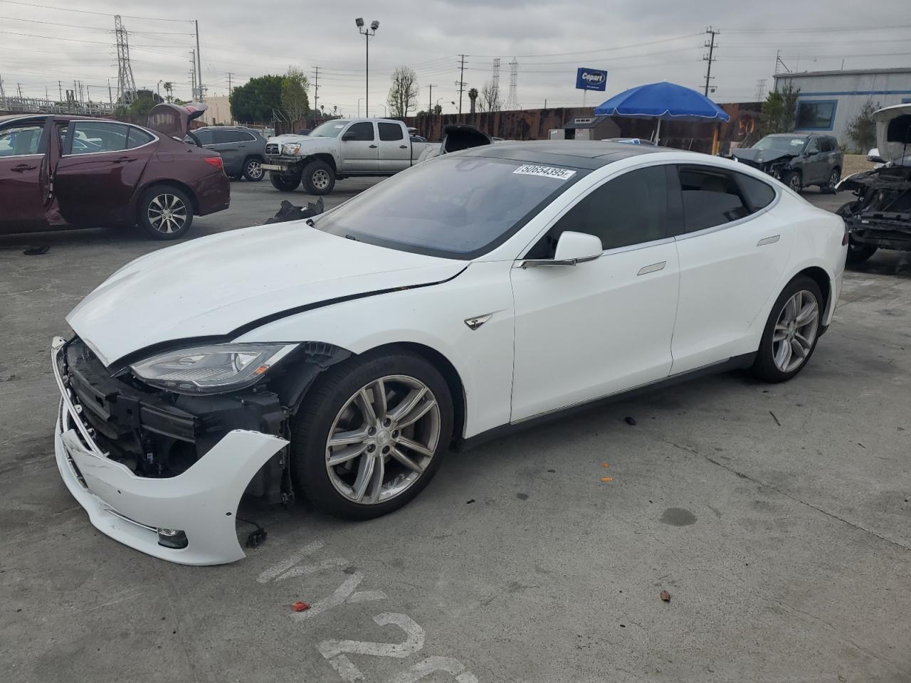 2016 Tesla Model S  en Venta en Wilmington, CA - Front End