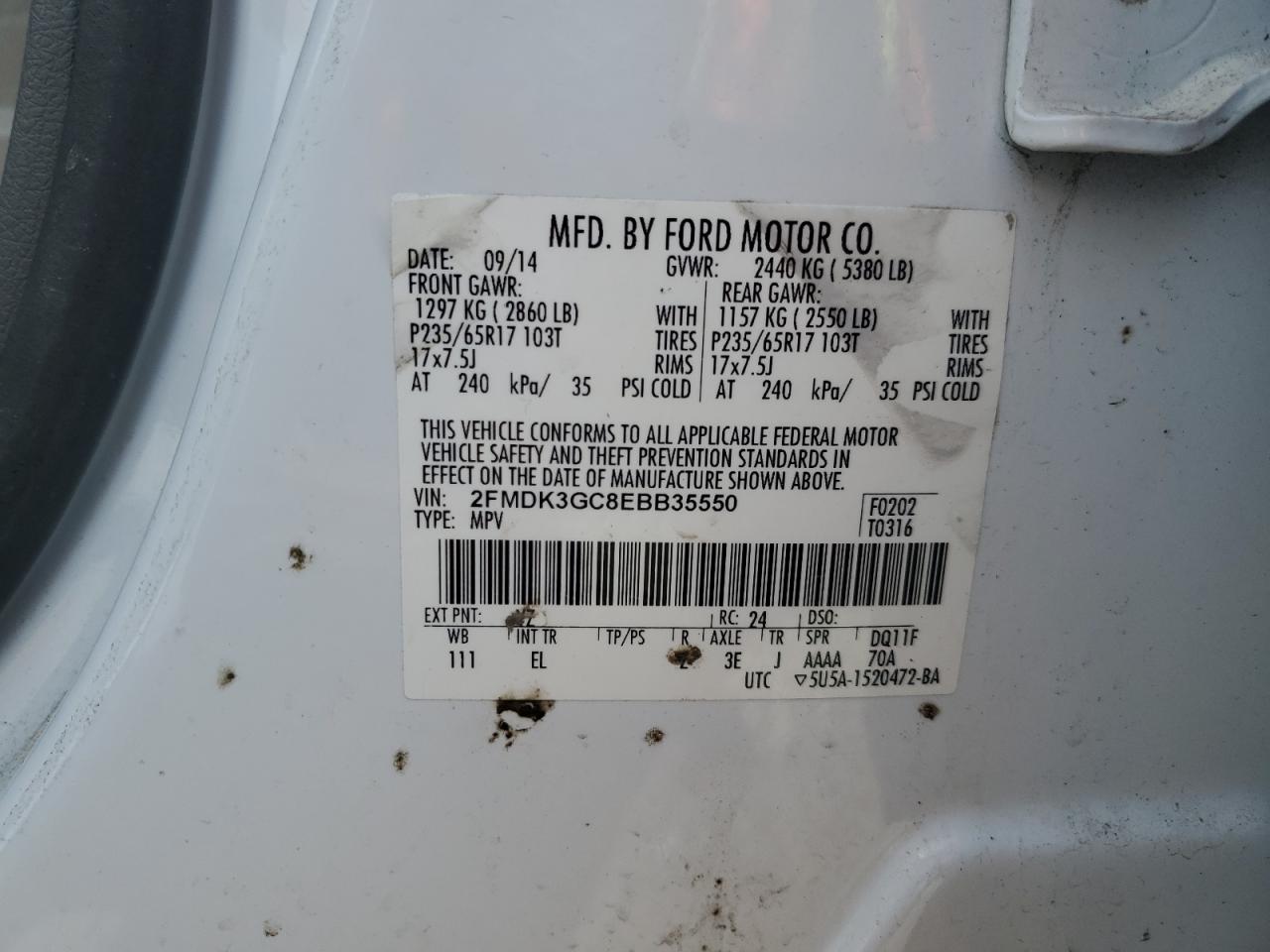 2014 Ford Edge - Image 13