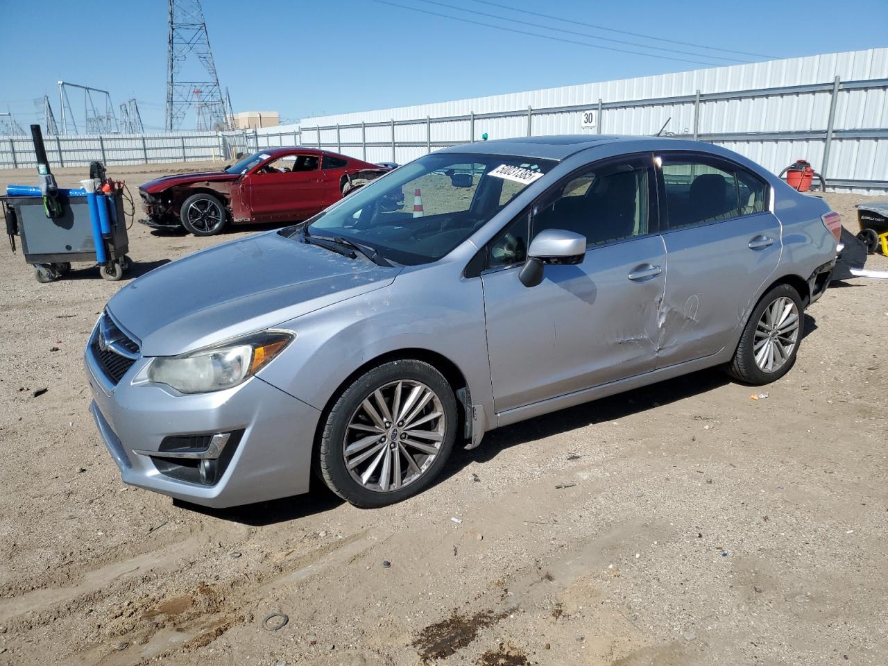 2016 Subaru Impreza Premium Plus იყიდება Adelanto-ში, CA - Rear End