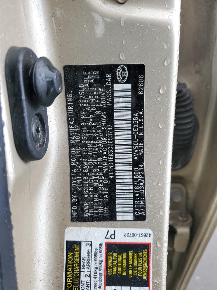 2012 Toyota Camry - Image 13