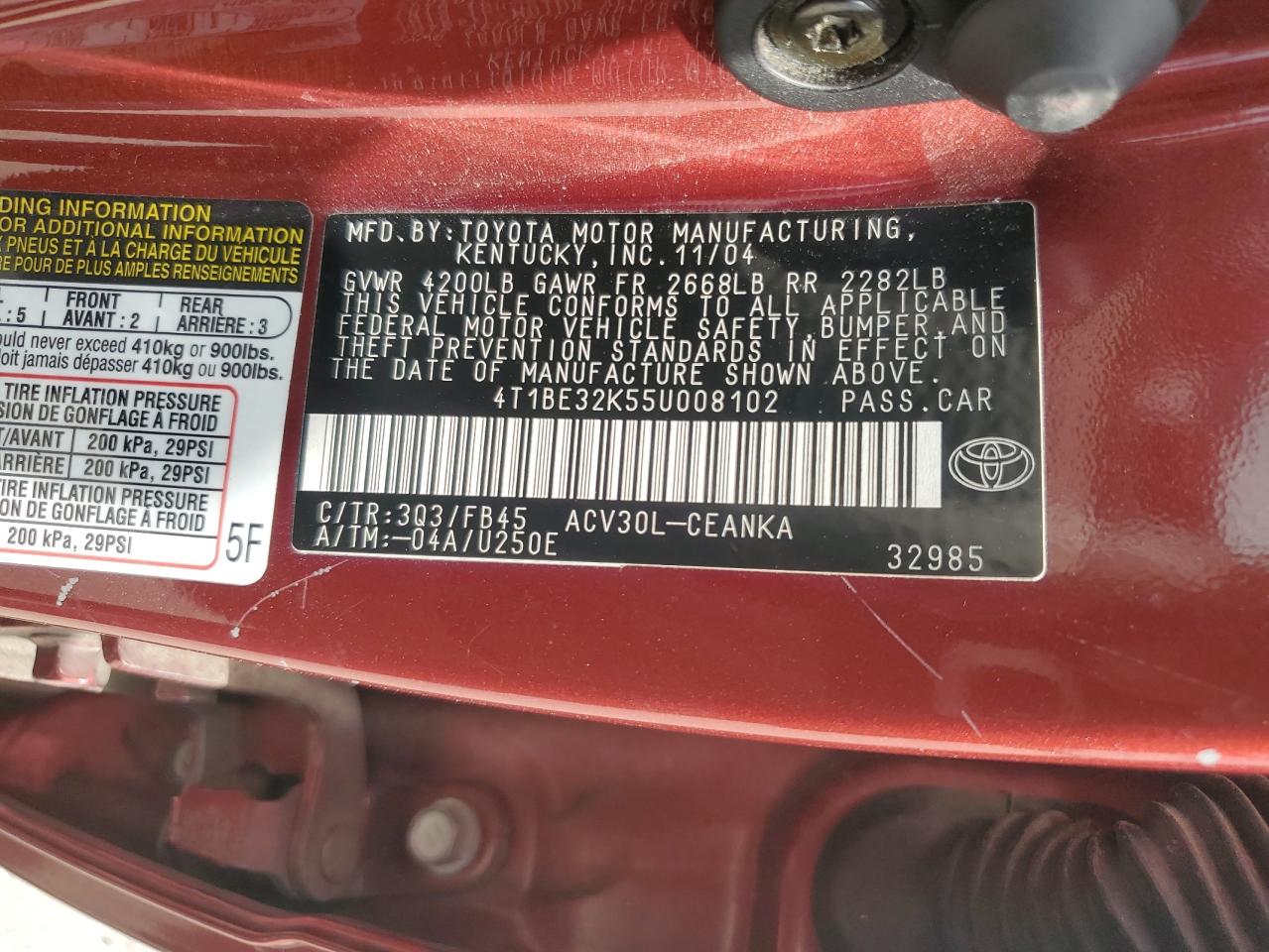 2005 Toyota Camry - Image 14