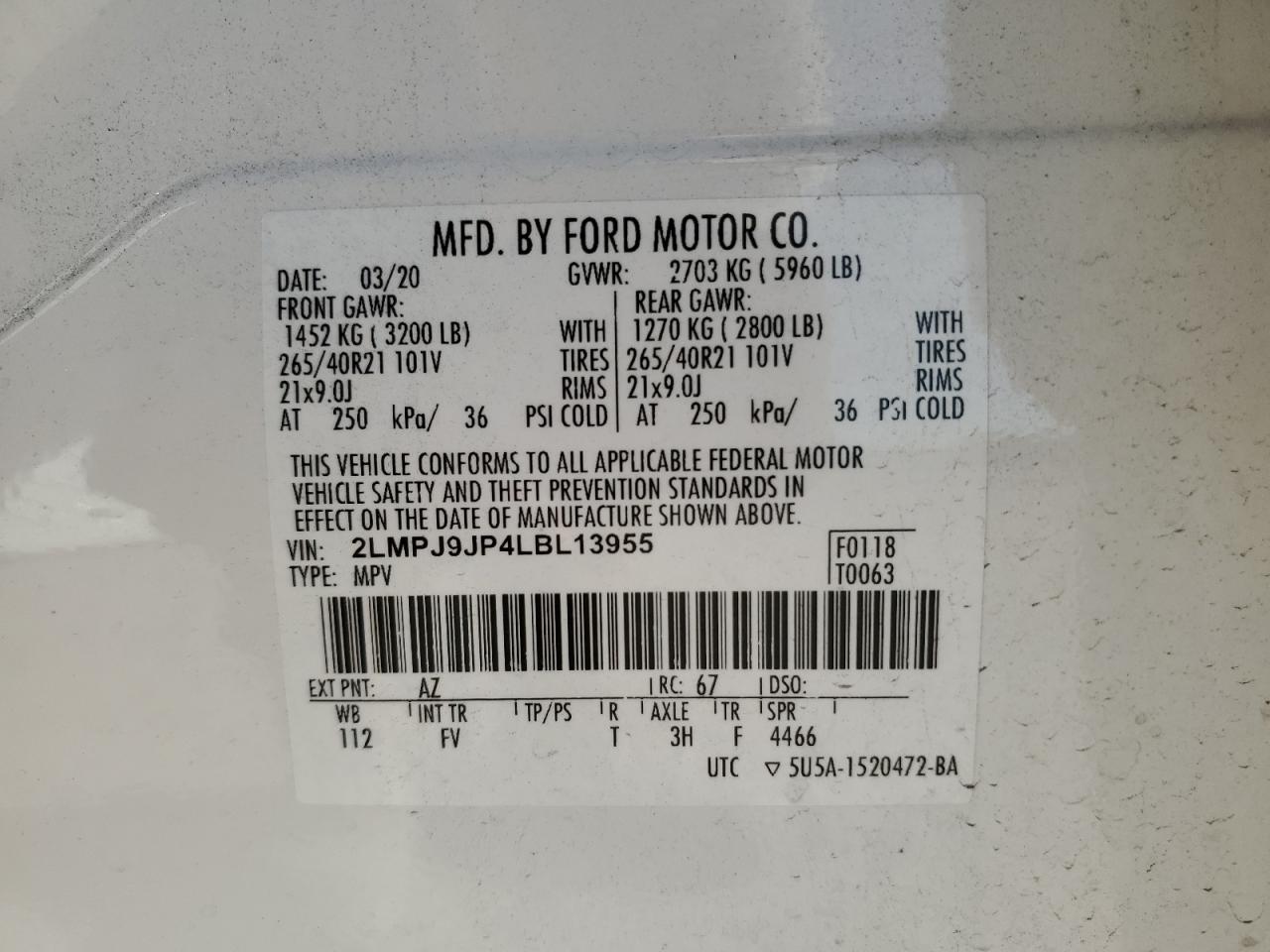 2020 Lincoln Nautilus - Image 14