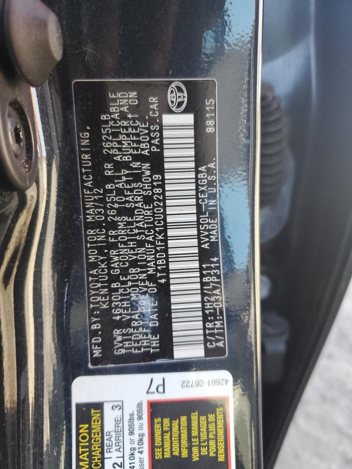 2012 Toyota Camry - Image 12