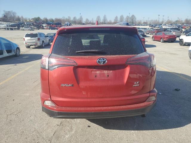 Parquets TOYOTA RAV4 2017 Czerwony