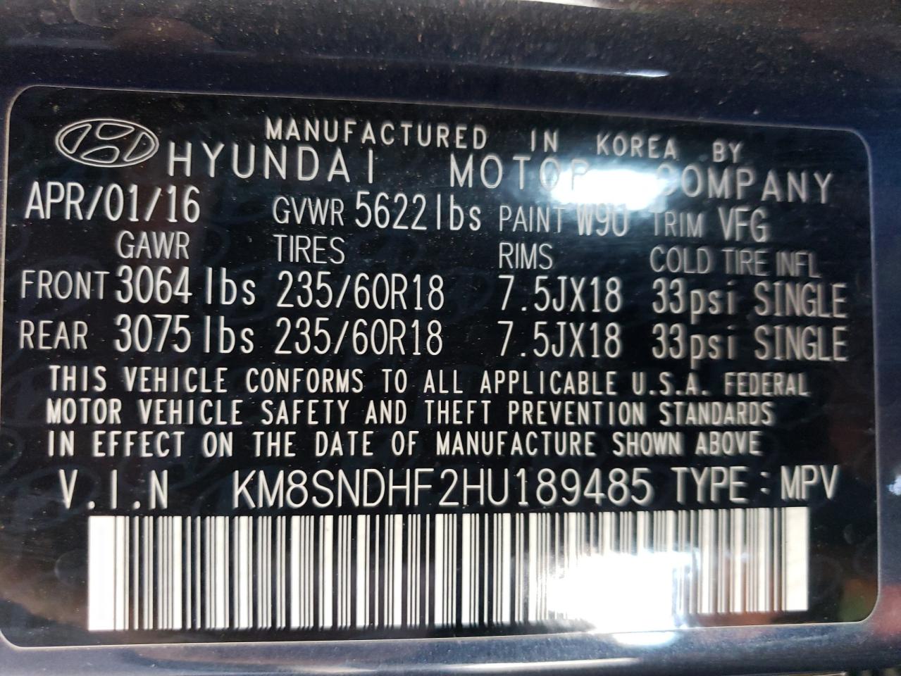 2017 Hyundai Santa Fe - Image 14
