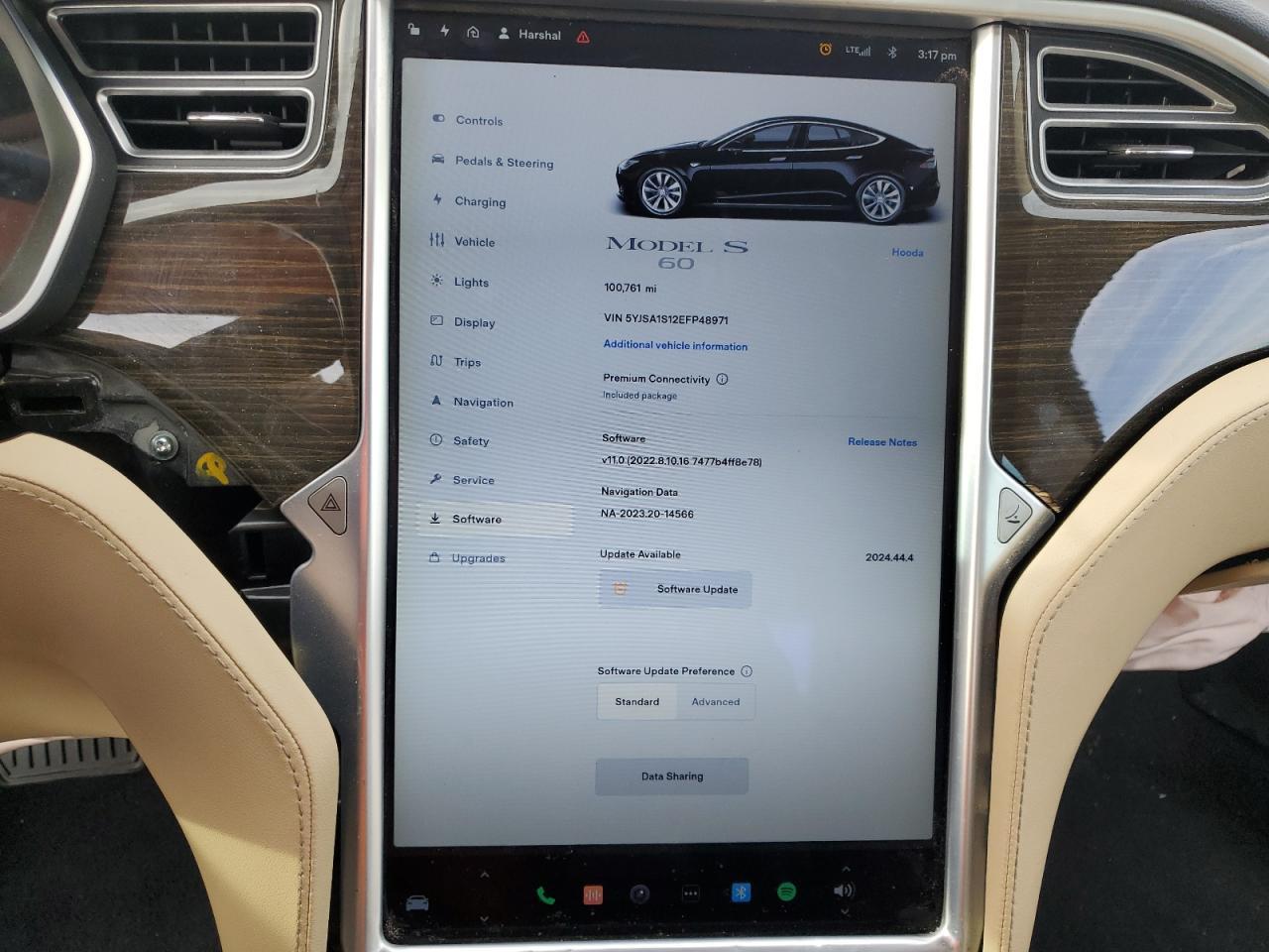 2014 Tesla Model S VIN: 5YJSA1S12EFP48970 Lot: 50099795