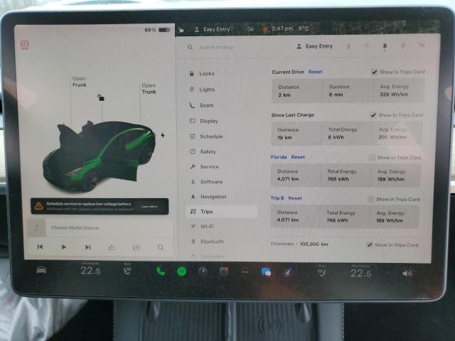 2022 TESLA MODEL 3 