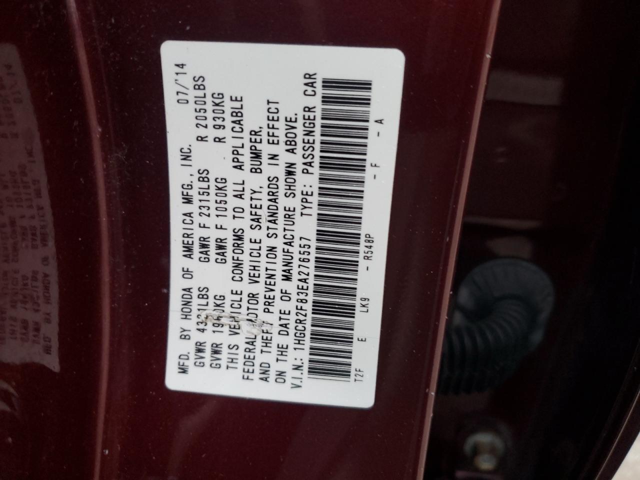2014 Honda Accord - Image 12