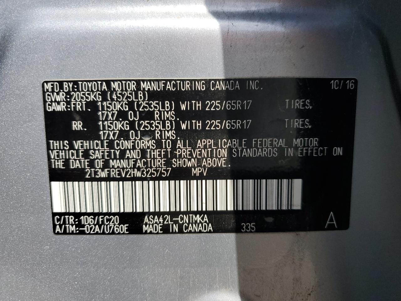2017 Toyota RAV 4 - Image 15