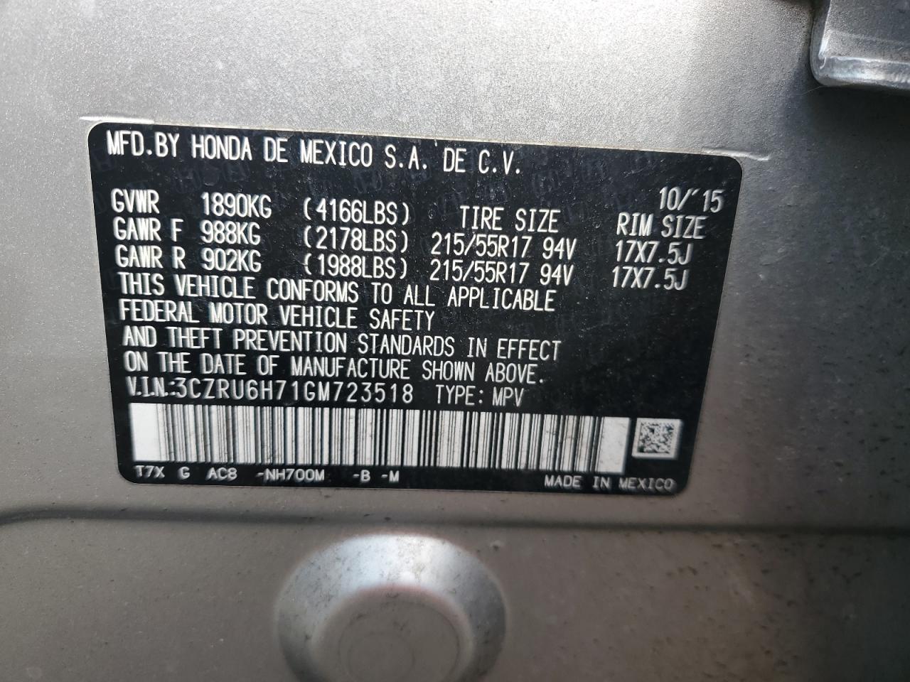 2016 Honda HR-V - Image 13