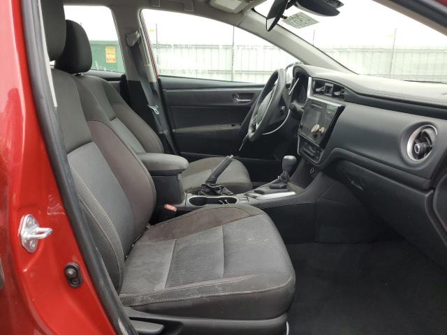  TOYOTA COROLLA 2017 Red