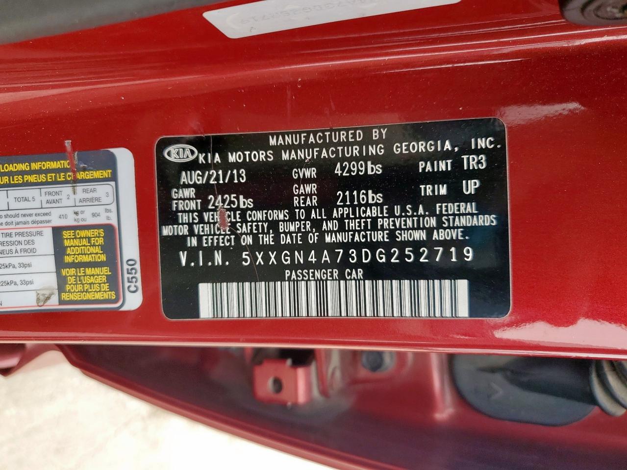 2013 Kia Optima - Image 13