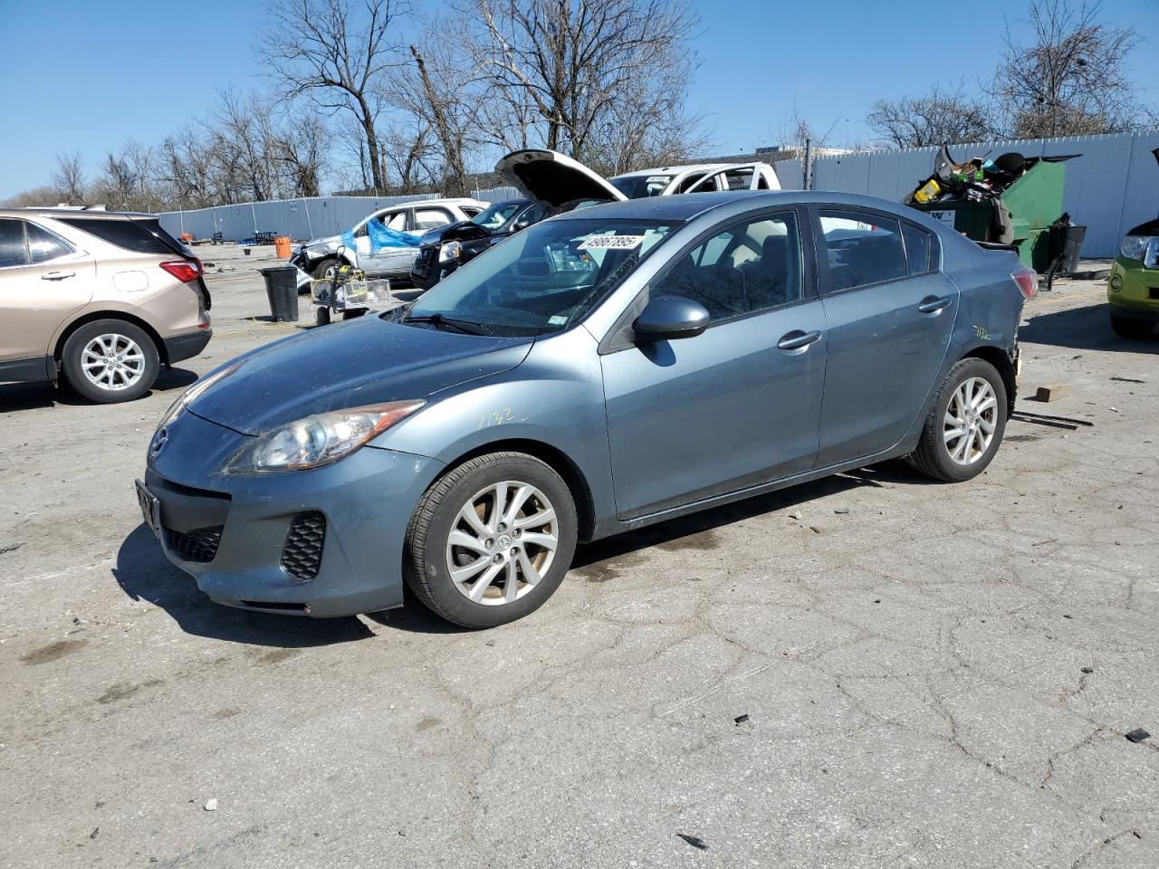 2012 Mazda 3 I للبيع في Bridgeton، MO - Rear End