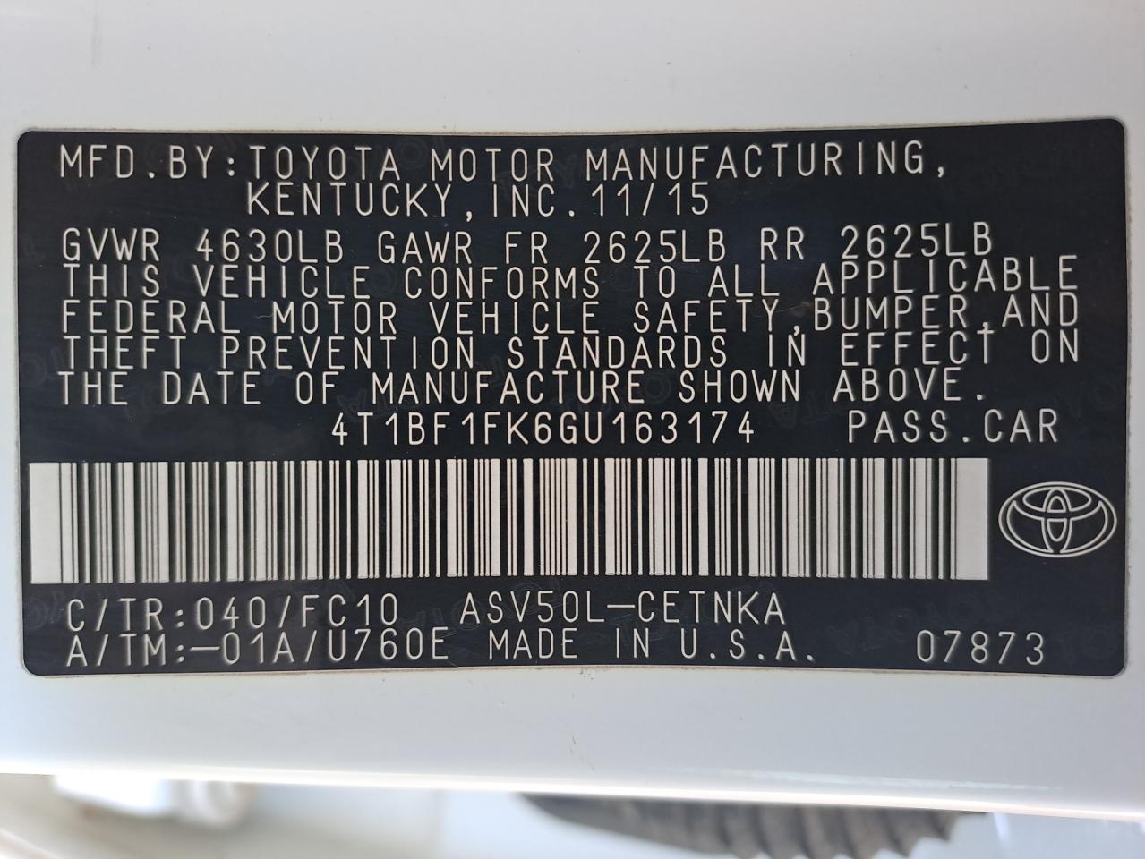 4T1BF1FK6GU163174 - 2002 Toyota Camry Le - #50457595