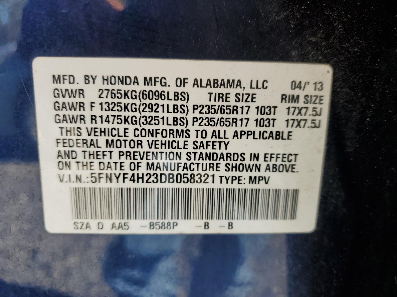 2013 Honda Pilot - Image 14