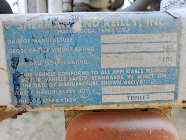 1995 SHERMAN AND REILLY CABLE TENSIONER TRAILER