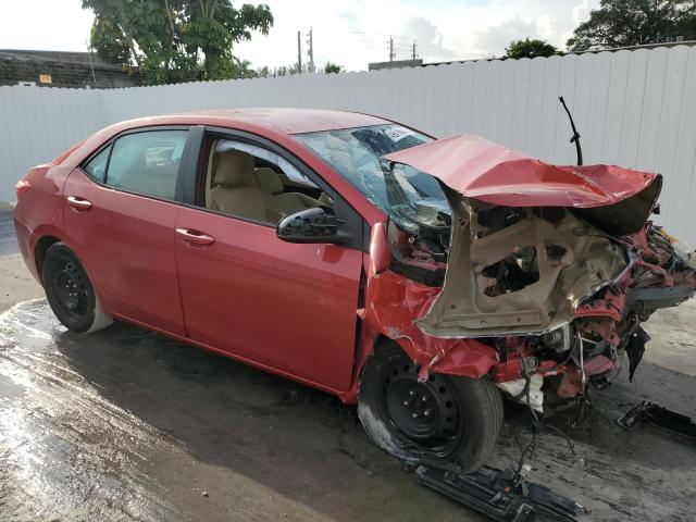  TOYOTA COROLLA 2018 Czerwony