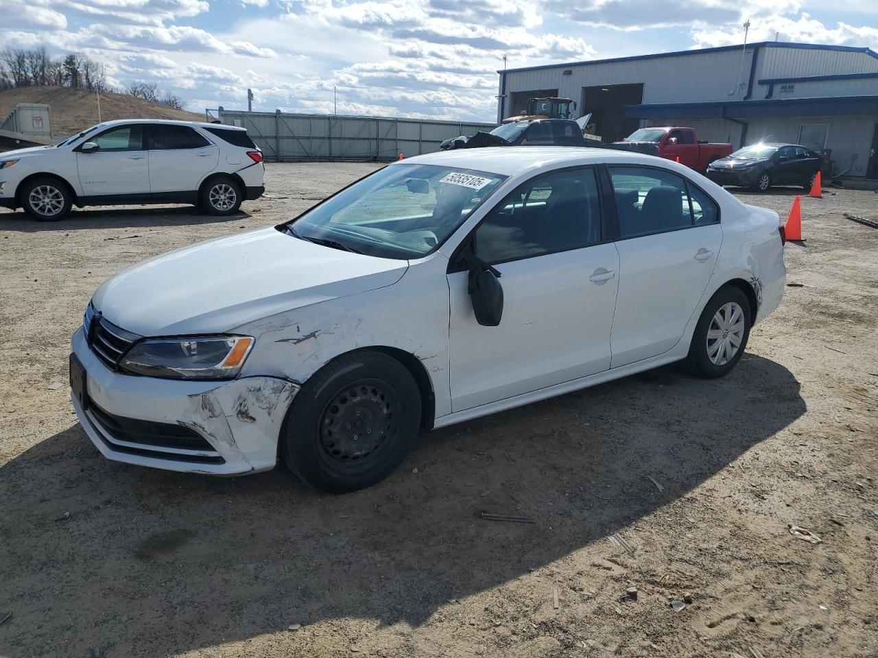 2016 Volkswagen Jetta S na sprzedaż w Mcfarland, WI - Front End