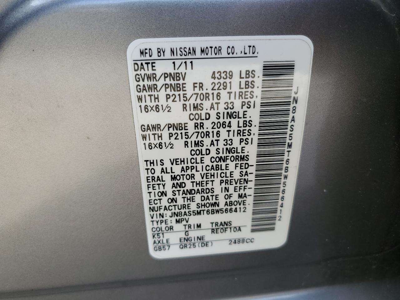 2011 Nissan Rogue - Image 14