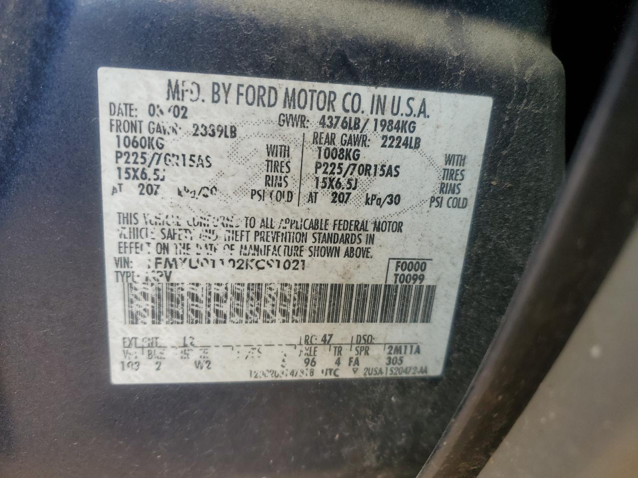 2002 Ford Escape - Image 13