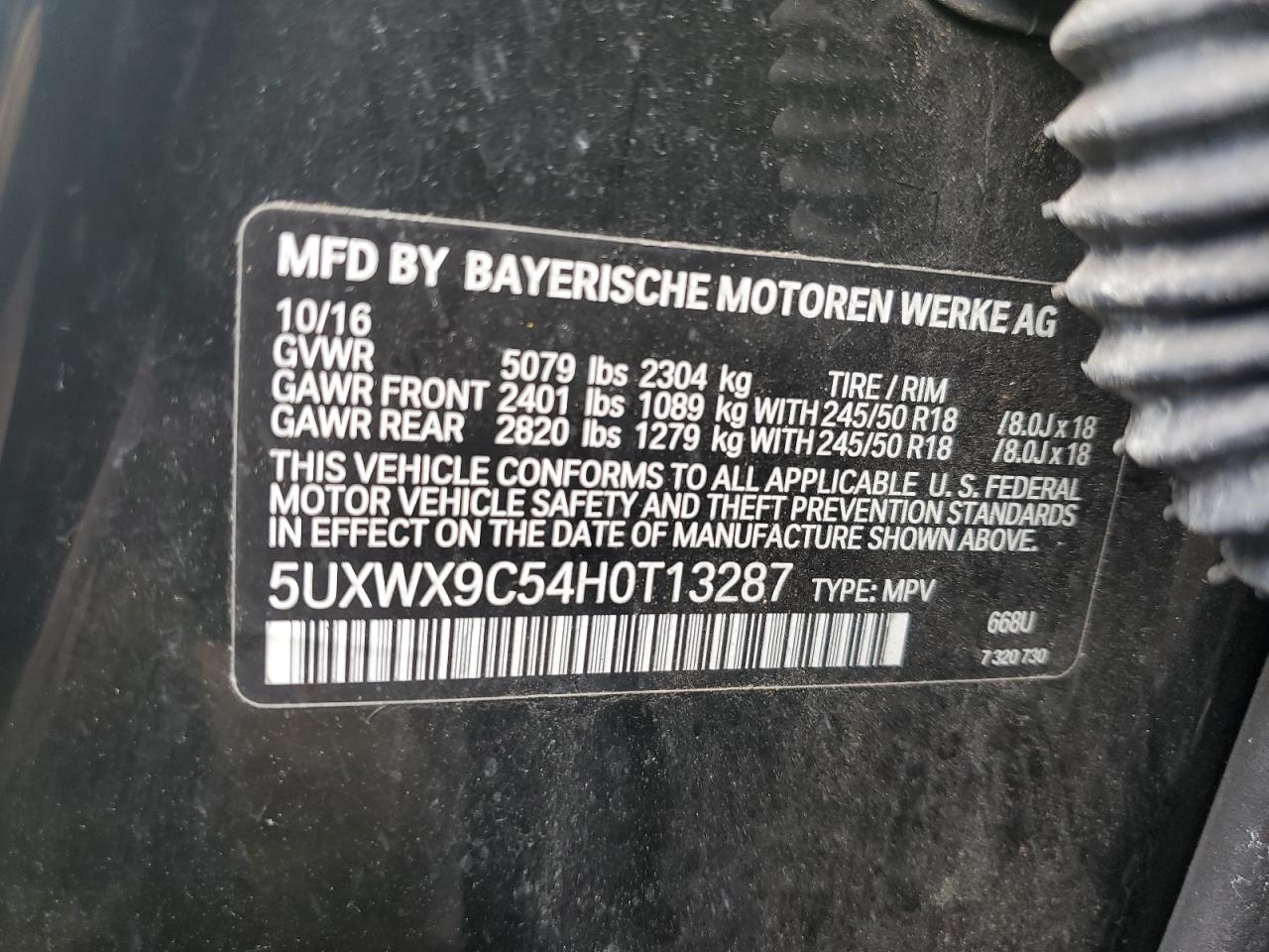 2017 BMW X3 - Image 12