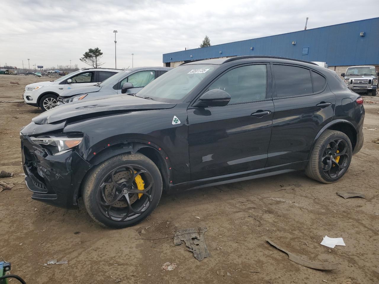 2020 Alfa Romeo Stelvio Quadrifoglio на продаже в Woodhaven, MI - Front End