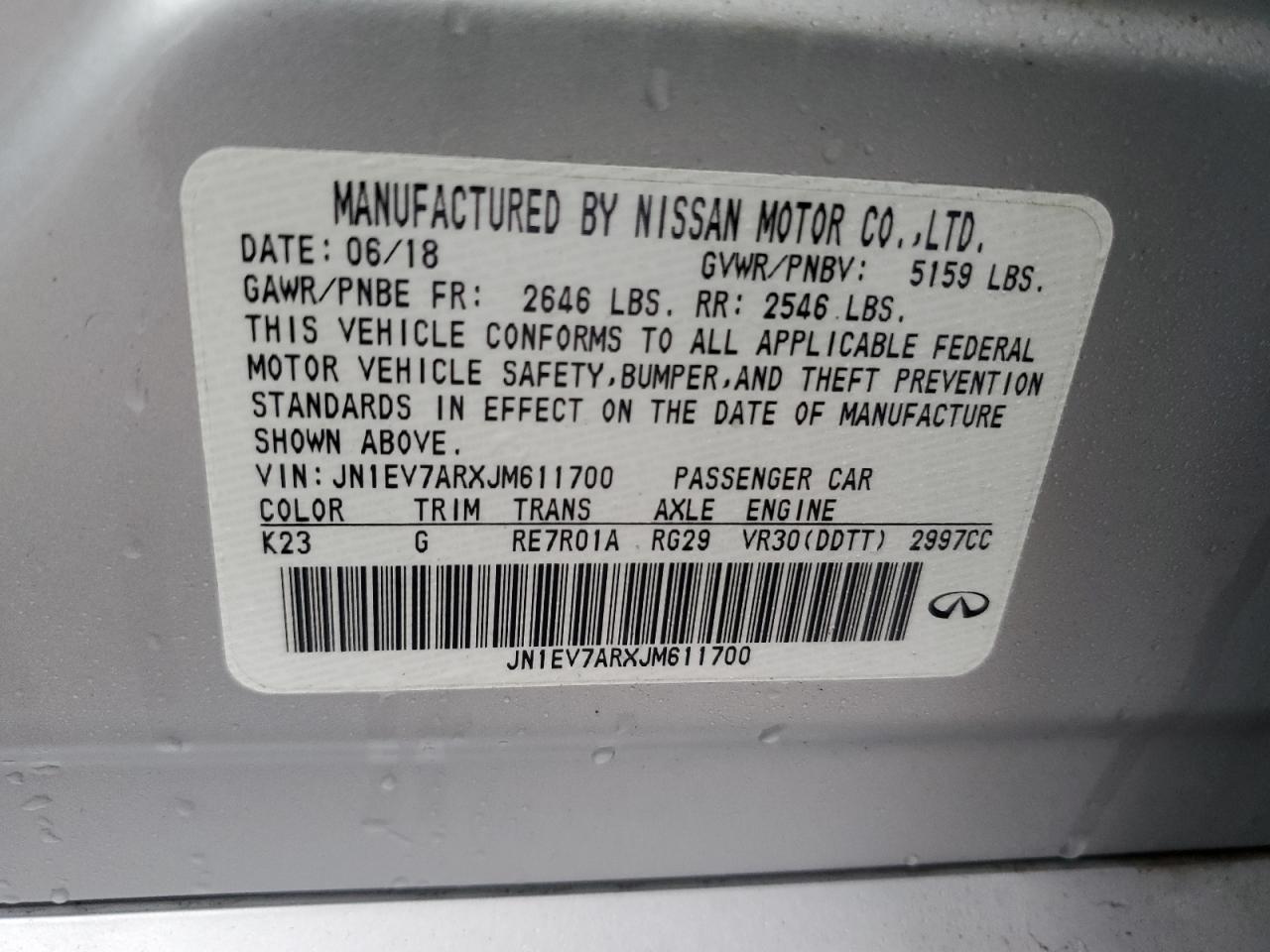 2018 Infiniti Q50 - Image 13