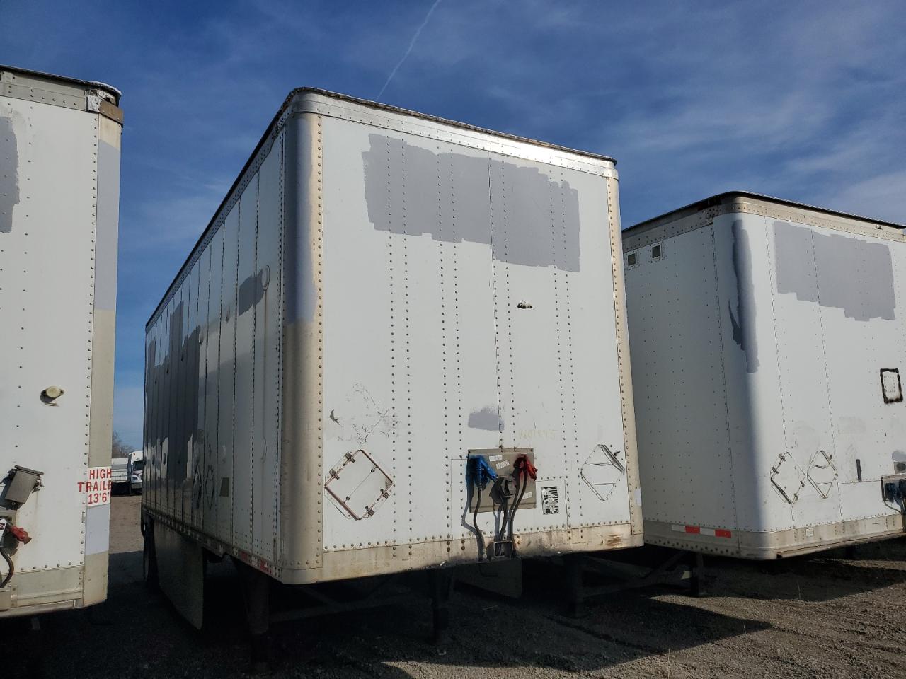 2007 Wabash 28 Dry Van Trailer იყიდება Dyer-ში, IN - Normal Wear