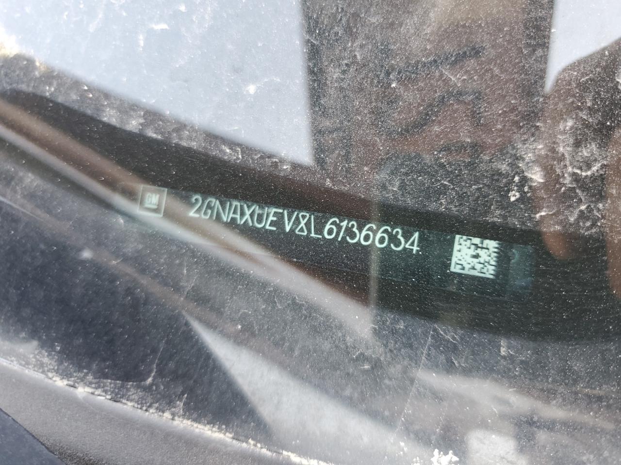 2GNAXUEV8L6136634 CHEVROLET EQUINOX 2020
