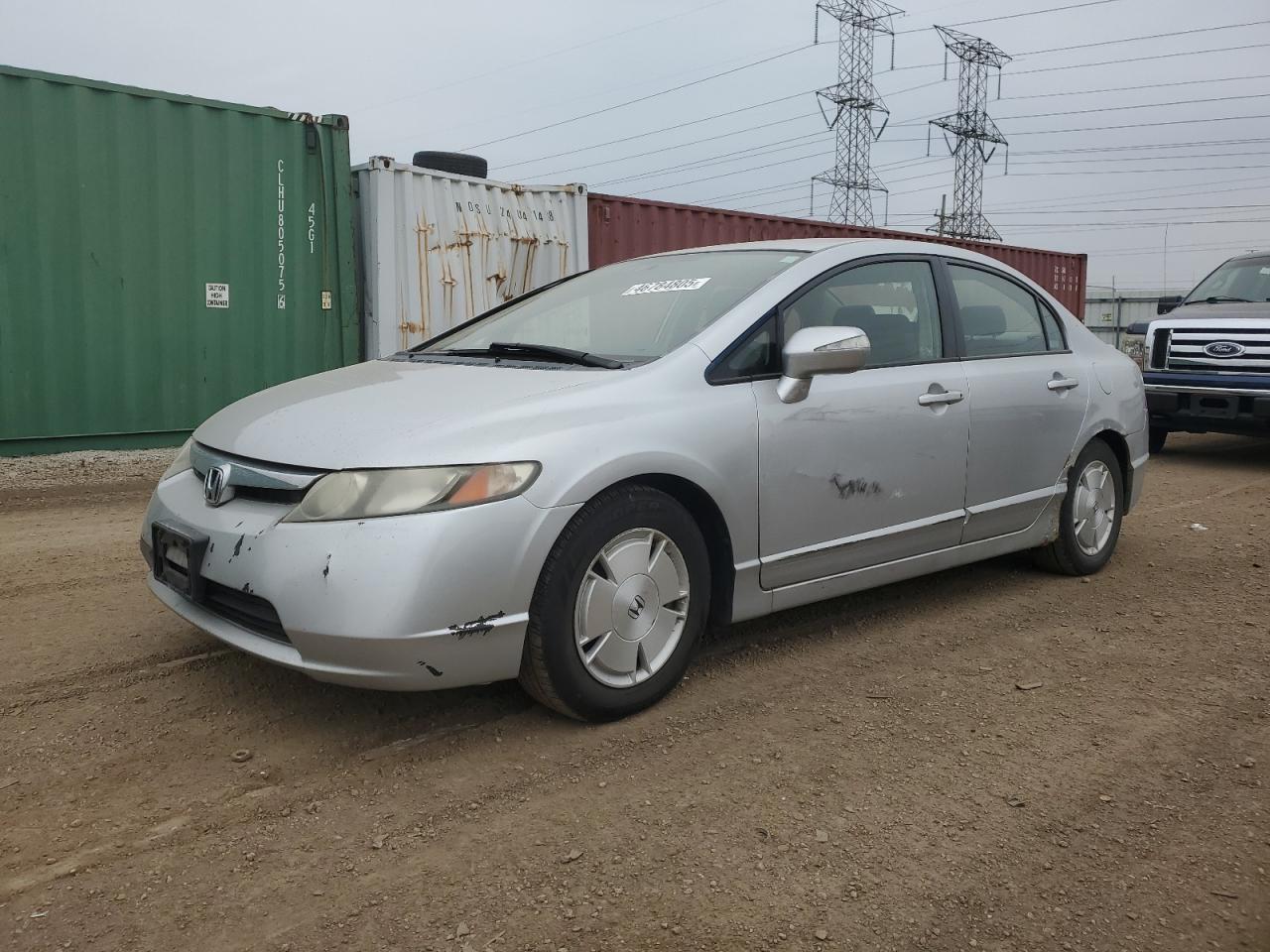 2006 Honda Civic Hybrid за продажба в Elgin, IL - Side