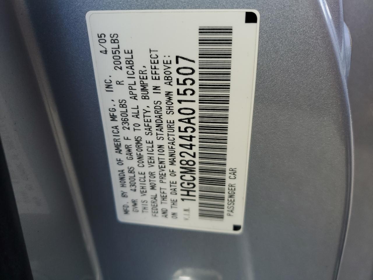 2005 Honda Accord - Image 12