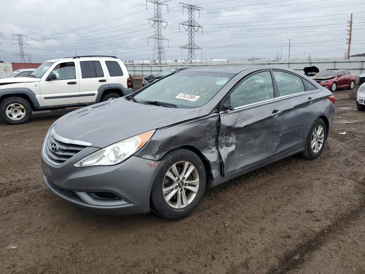 2011 Hyundai Sonata Gls للبيع في Elgin، IL - Side