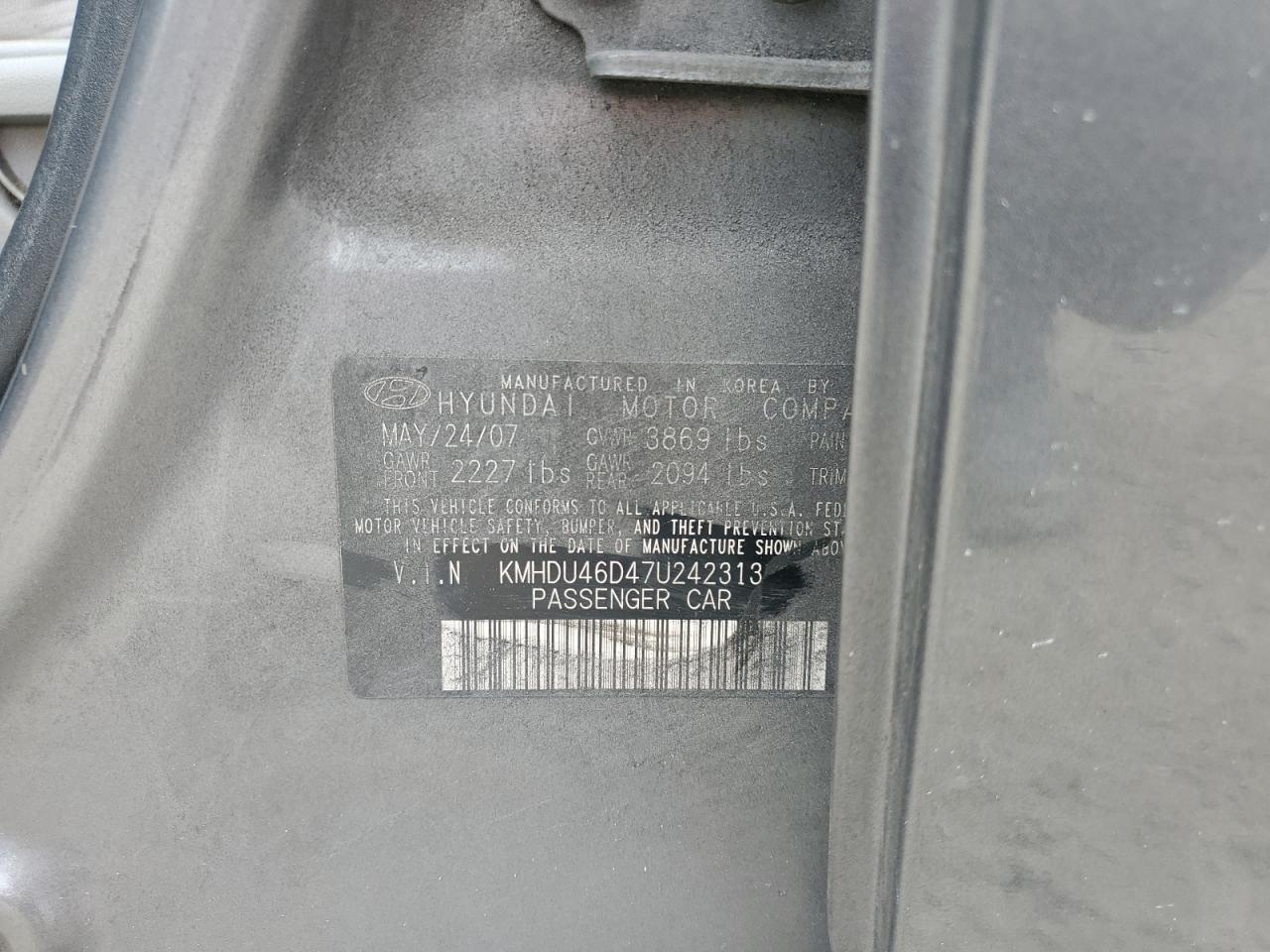 2007 Hyundai Elantra - Image 13