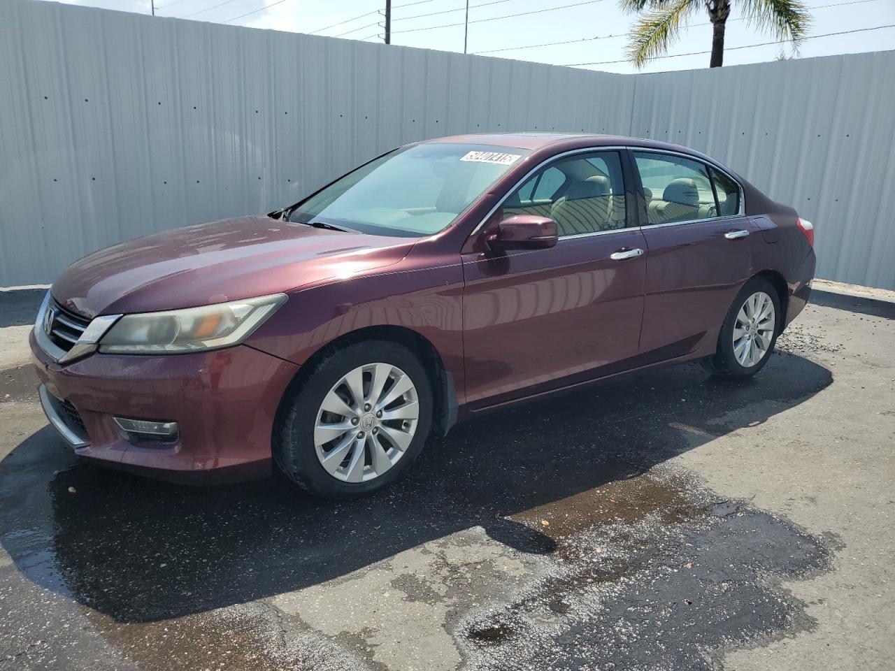 2013 Honda Accord Exl for Sale in Riverview, FL - Side